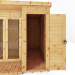 10 x 8 Premium Garden Room Summerhouse With Side Shed - Rogey