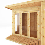 10 x 8 Premium Garden Room Summerhouse With Side Shed - Rogey