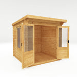 2.4m x 2.4m Pent Log Cabin - 19mm - Rogey