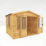 2.6m x 3.3m Apex Log Cabin - 19mm - Rogey