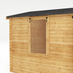 2.6m x 3.3m Apex Log Cabin - 19mm - Rogey