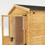 3.3m x 3.0m Apex Log Cabin - 19mm - Rogey