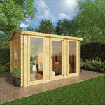 3.5m x 3m Reverse Apex Log Cabin - 19mm - Rogey