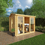 3m x 2.5m Reverse Apex Log Cabin - 19mm - Rogey