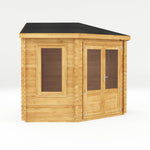 3m x 3m Corner Log Cabin - 28mm - Rogey