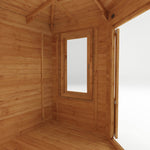 3m x 3m Corner Log Cabin - 28mm - Rogey