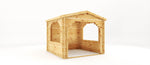 3m x 3m Log Cabin Gazebo - 28mm - Rogey