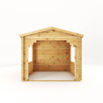 3m x 3m Log Cabin Gazebo - 28mm - Rogey