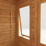 3m x 3m Pent Log Cabin - 19mm - Rogey