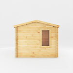 4.1m x 3m Home Office Elite With Side Shed - 28mm - Rogey