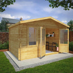 4m x 3m Retreat Log Cabin - 28mm - Rogey