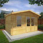 4m x 3m Retreat Log Cabin - 28mm - Rogey