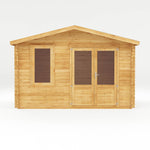 4m x 3m Retreat Log Cabin - 28mm - Rogey