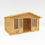 5m x 3m Retreat Log Cabin - 28mm - Rogey