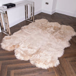 6 Pelt Beige Sheepskin Rug - Rogey