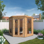 7 x 7 Premium Corner Summerhouse - Rogey