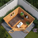 7 x 7 Premium Corner Summerhouse - Rogey