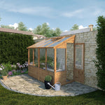 8 x 4 Traditional Lean Too Greenhouse - Rogey