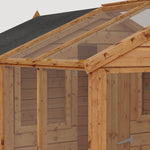 8 x 6 Traditional Apex Greenhouse Combi Shed - Rogey