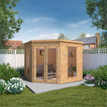 8 x 8 Premium Corner Summerhouse - Rogey