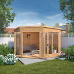 9 x 9 Premium Corner Summerhouse - Rogey