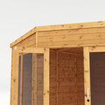 9 x 9 Premium Corner Summerhouse - Rogey