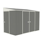 Absco Bike Shed 3.00m x 1.52m - (Woodland Grey) - Rogey