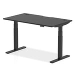 Air Height Adjustable Black Series Desk with Cable Ports - Rogey