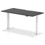 Air Height Adjustable Black Series Desk with Cable Ports - Rogey