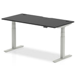 Air Height Adjustable Black Series Desk with Cable Ports - Rogey