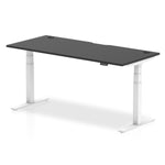 Air Height Adjustable Black Series Desk with Cable Ports - Rogey