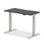 Air Height Adjustable Black Series Slimline Desk with Cable Ports - Rogey