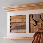 Alfie Wood Hook/Coat Hanger Wall - Rogey