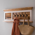 Alfie Wood Hook/Coat Hanger Wall - Rogey