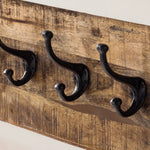 Alfie Wood Hook/Coat Hanger Wall - Rogey