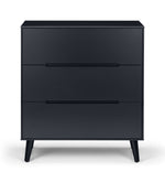 Alicia 3 Drawer Chest - Anthracite - Rogey