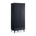 Alicia Combination Wardrobe - Anthracite - Rogey