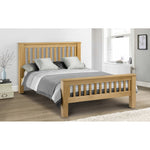 Amsterdam Oak Bed Hfe 135cm - Rogey