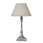 Antia Stem Table Lamp With Linen Shade - Rogey