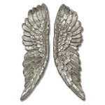 Antique Silver Angel Wings - Rogey