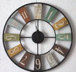 Archie Metal Clock Industrial Style - Rogey