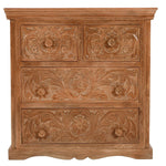 Artwork Mango Wood Chest Of Drawers - Rogey