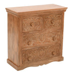 Artwork Mango Wood Chest Of Drawers - Rogey