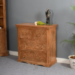 Artwork Mango Wood Chest Of Drawers - Rogey