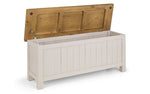 Aspen Storage Bench - Grey Wash - Rogey