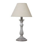 Augusta Column Table Lamp With Linen Shade - Rogey