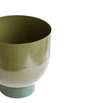 Austin Dual Green Metal Planters Set of 2 - Rogey