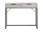 Bali 2 Drawer Dressing Table/Desk - Grey Oak - Rogey