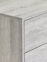 Bali 4 Drawer Chest - Grey Oak - Rogey