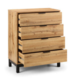 Bali 4 Drawer Chest - Light Oak - Rogey